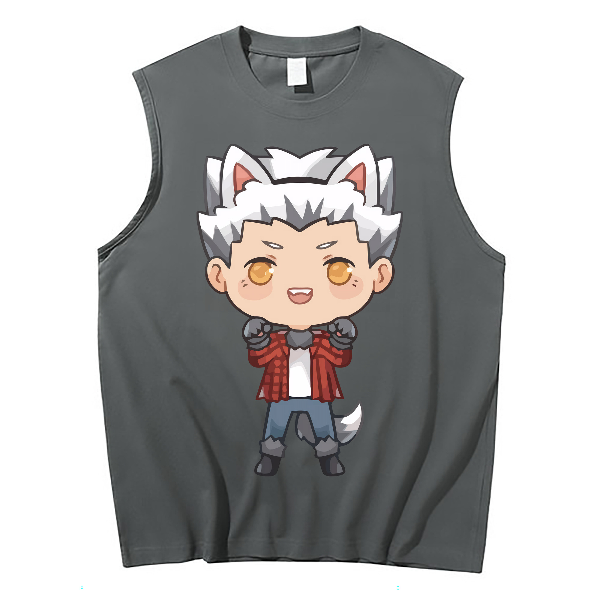 （画像用） ハイキュー!! Haikyu!! コットン100％タンクトップ（フロントプリント）